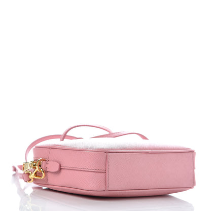 Prada Saffiano Mini Camera Crossbody Petalo 4 of 8