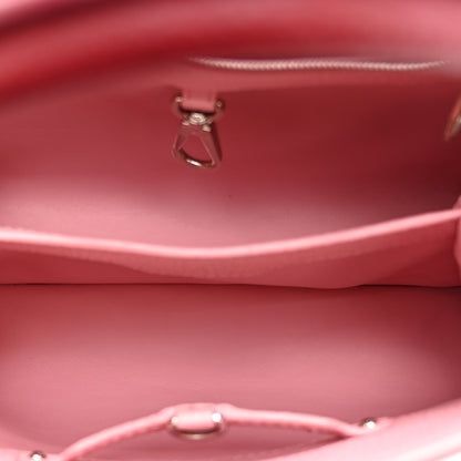 Louis Vuitton Taurillon Capucines BB Pink Dark Red 5 of 10