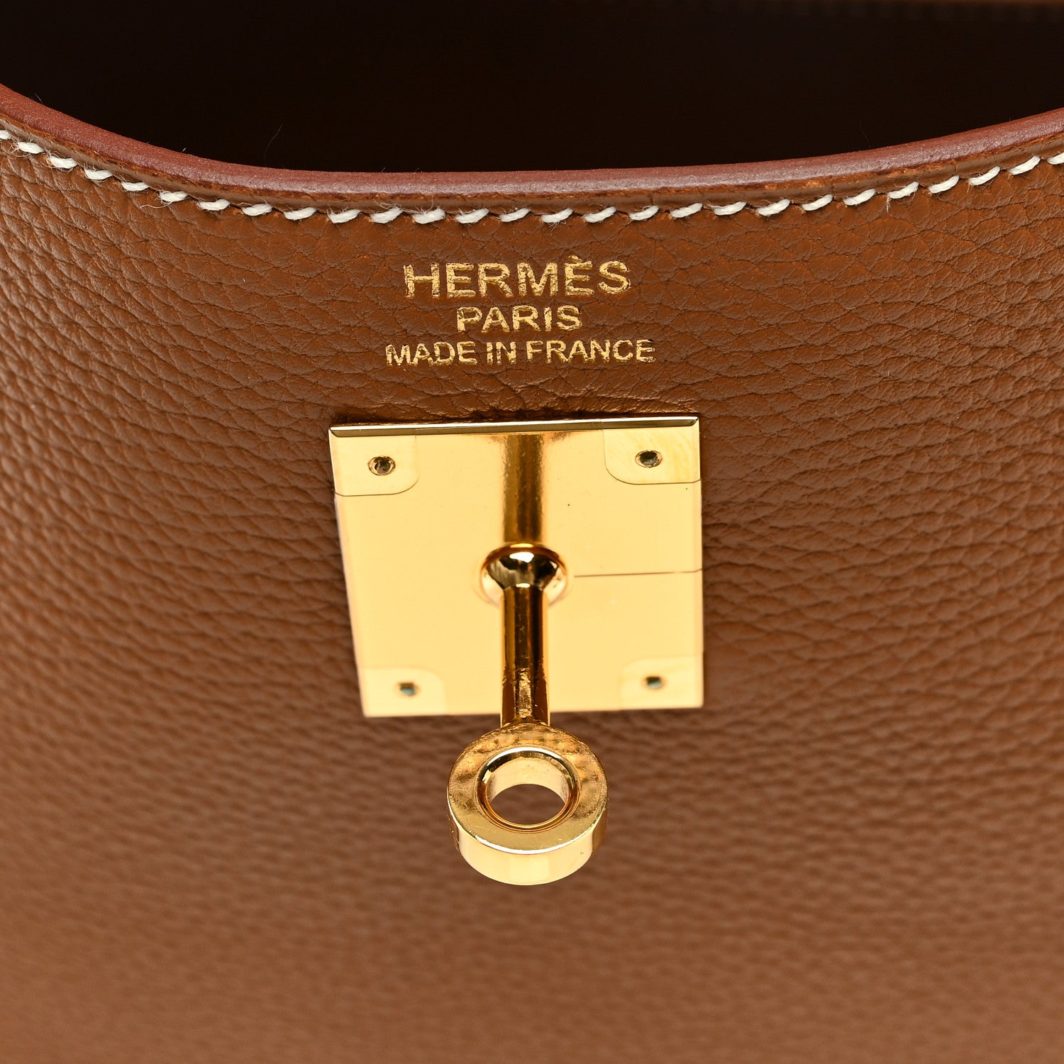 Hermes Togo Kelly Retourne 35 Gold 6 of 9