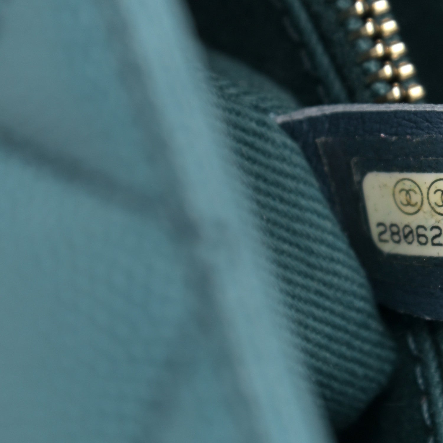 Chanel Caviar Quilted Small Coco Handle Flap Dark Turqouise 7 of 11
