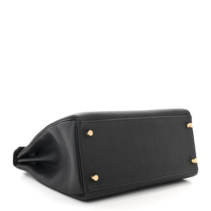 Hermes Togo Kelly Retourne 28 Black 3 of 10
