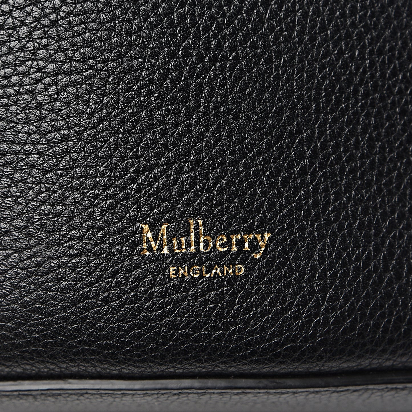 Small Classic Grain Calfskin Small Abbey Bucket Bag Black