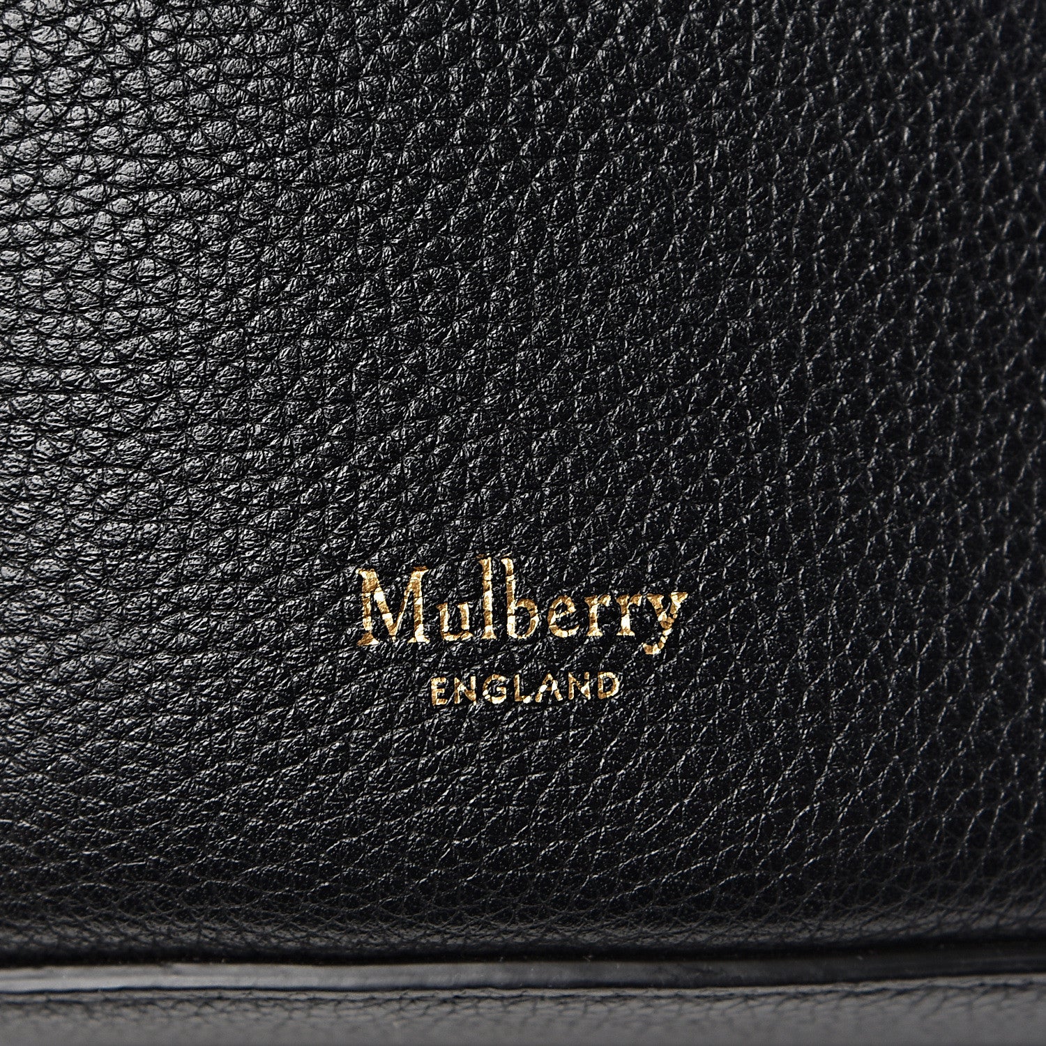 Mulberry Small Classic Grain Calfskin Small Abbey Bucket Bag Black 12 of 14