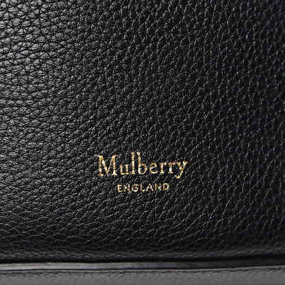Mulberry Small Classic Grain Calfskin Small Abbey Bucket Bag Black 12 of 14