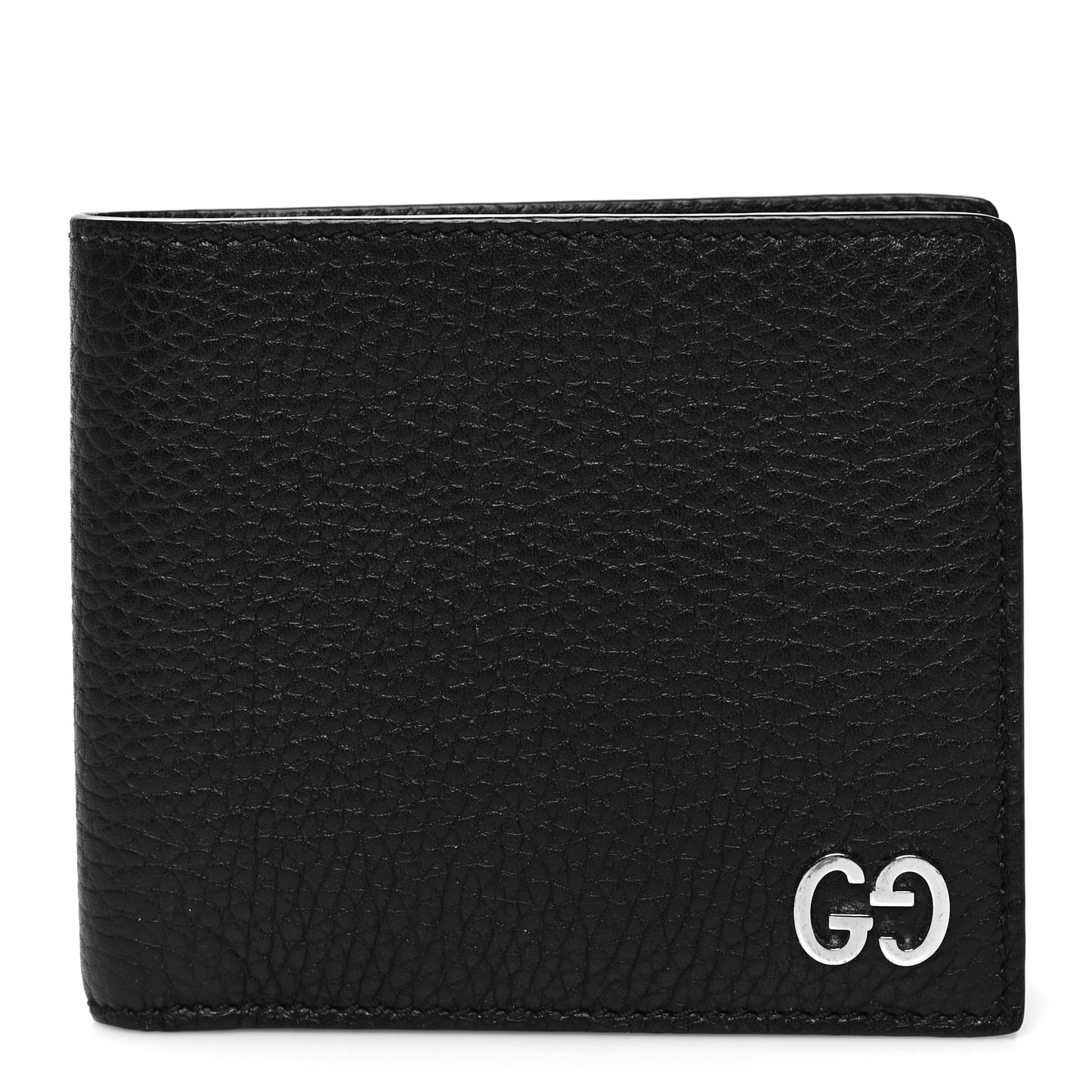 Calfskin Dorian Bi-Fold Wallet Black