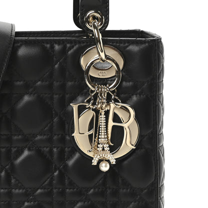 Christian Dior Lambskin Cannage Small My ABCDior Lady Dior Black 7 of 10