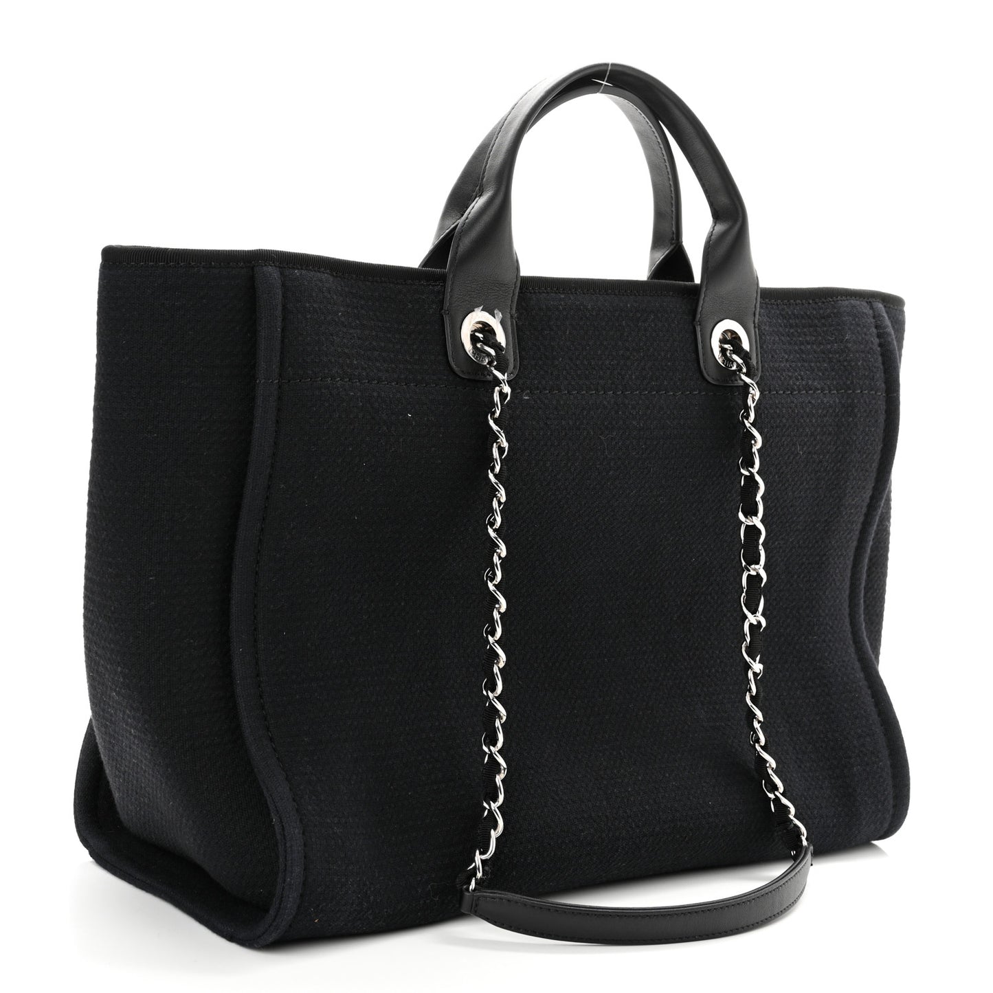 Mixed Fibers Small Deauville Tote Black