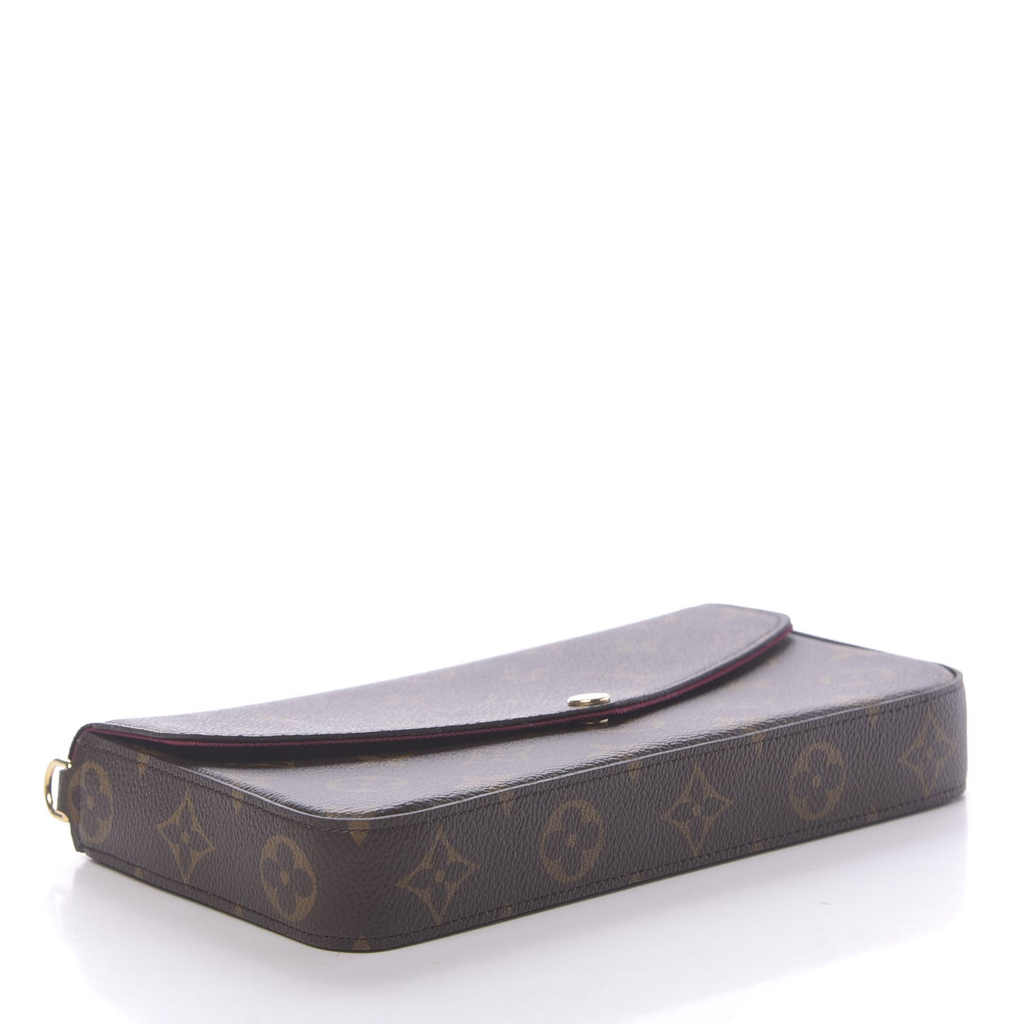 Monogram Pochette Felicie Chain Wallet Fuchsia