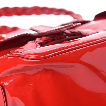 Valentino Garavani Patent Large Histoire Red 19 of 25