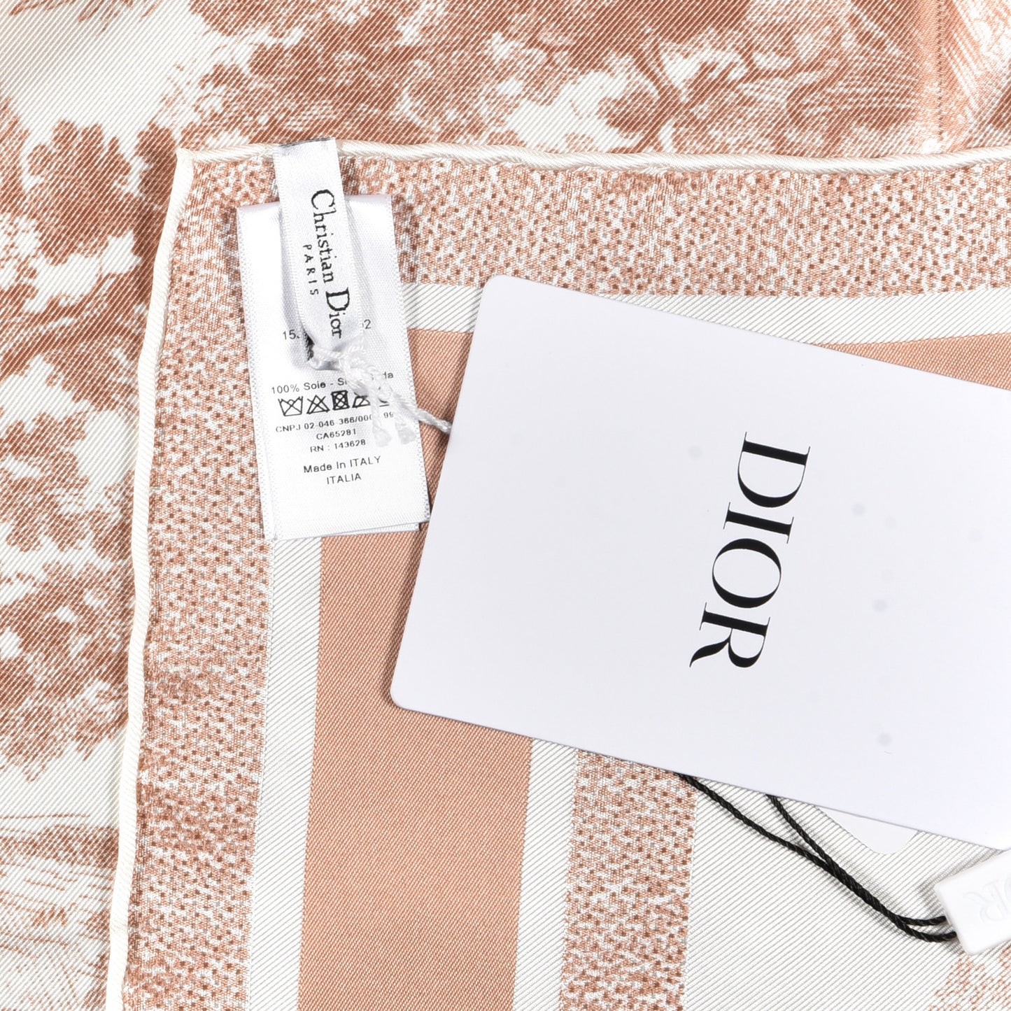 Silk Toile De Jouy Sauvage Square Scarf Rose