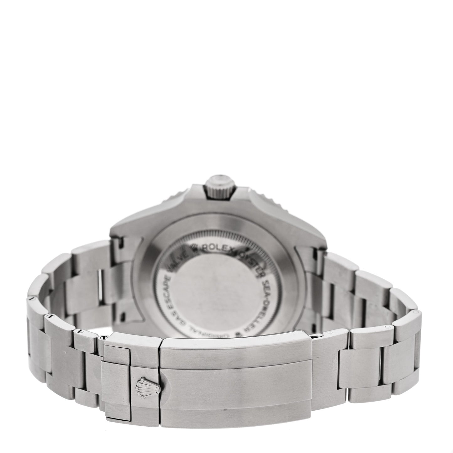 Stainless Steel 43mm Oyster Perpetual Date Sea-Dweller Watch Black 126600