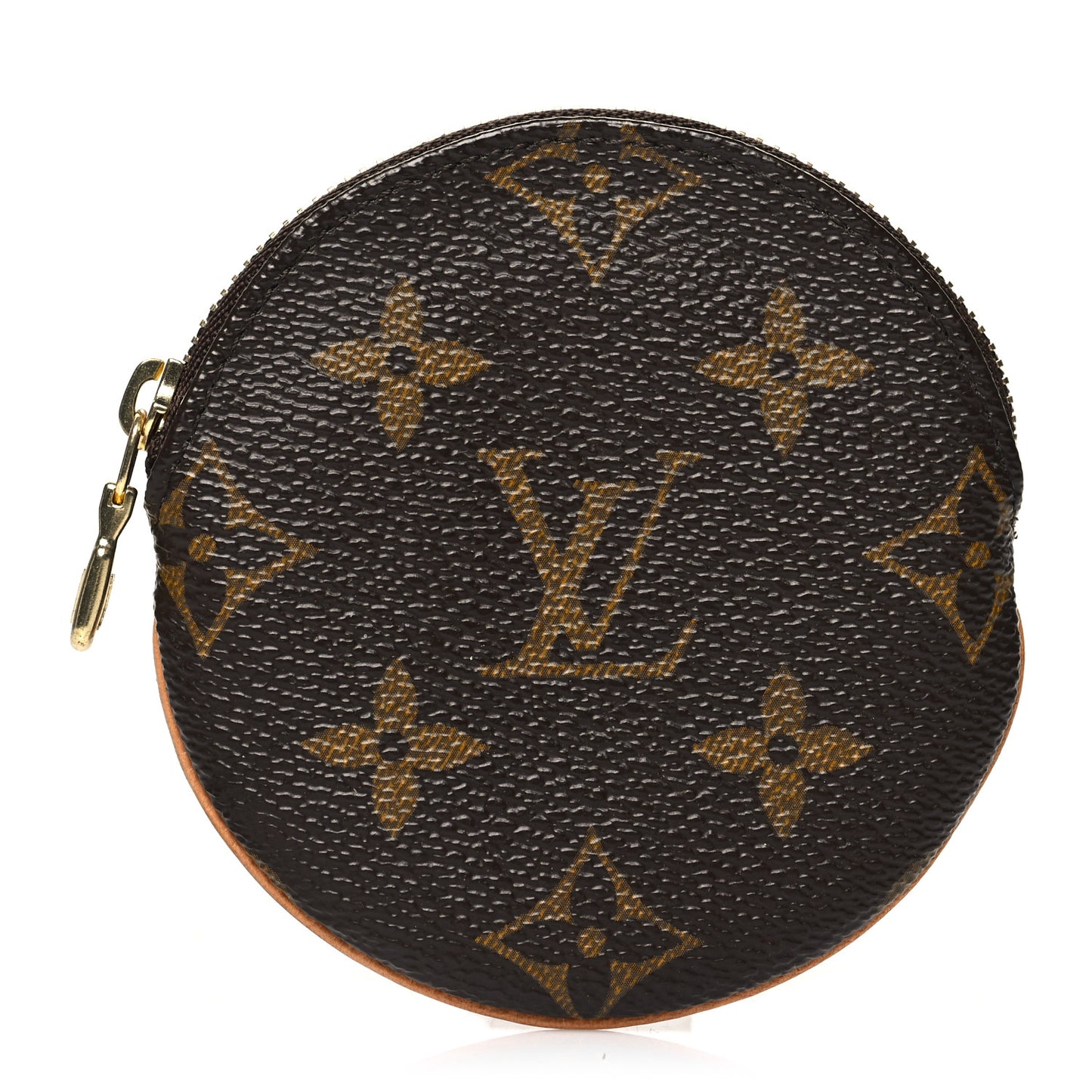 Monogram Round Coin Purse