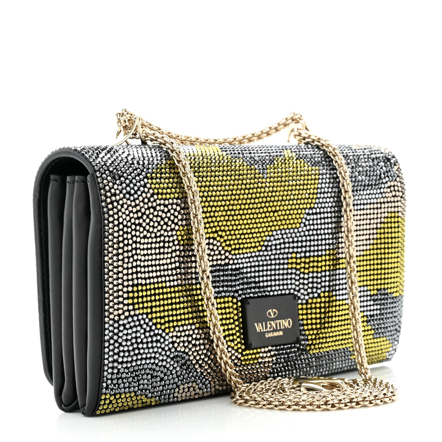 Nappa Crystal Camouflage Va Va Voom Shoulder Bag Multicolor