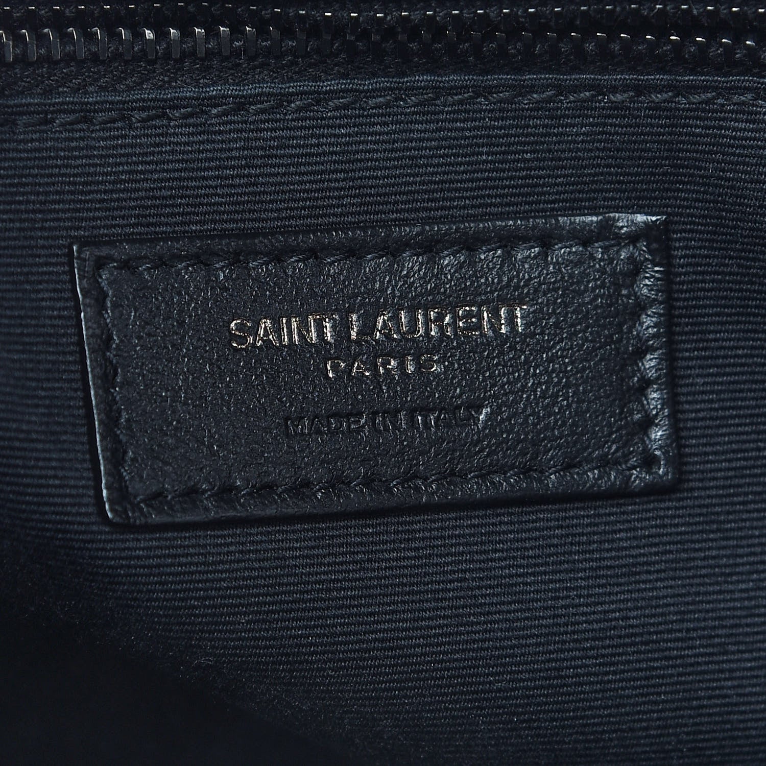Saint Laurent Crinkled Calfskin Matelasse Monogram Medium Niki Chain Satchel Black 6 of 8