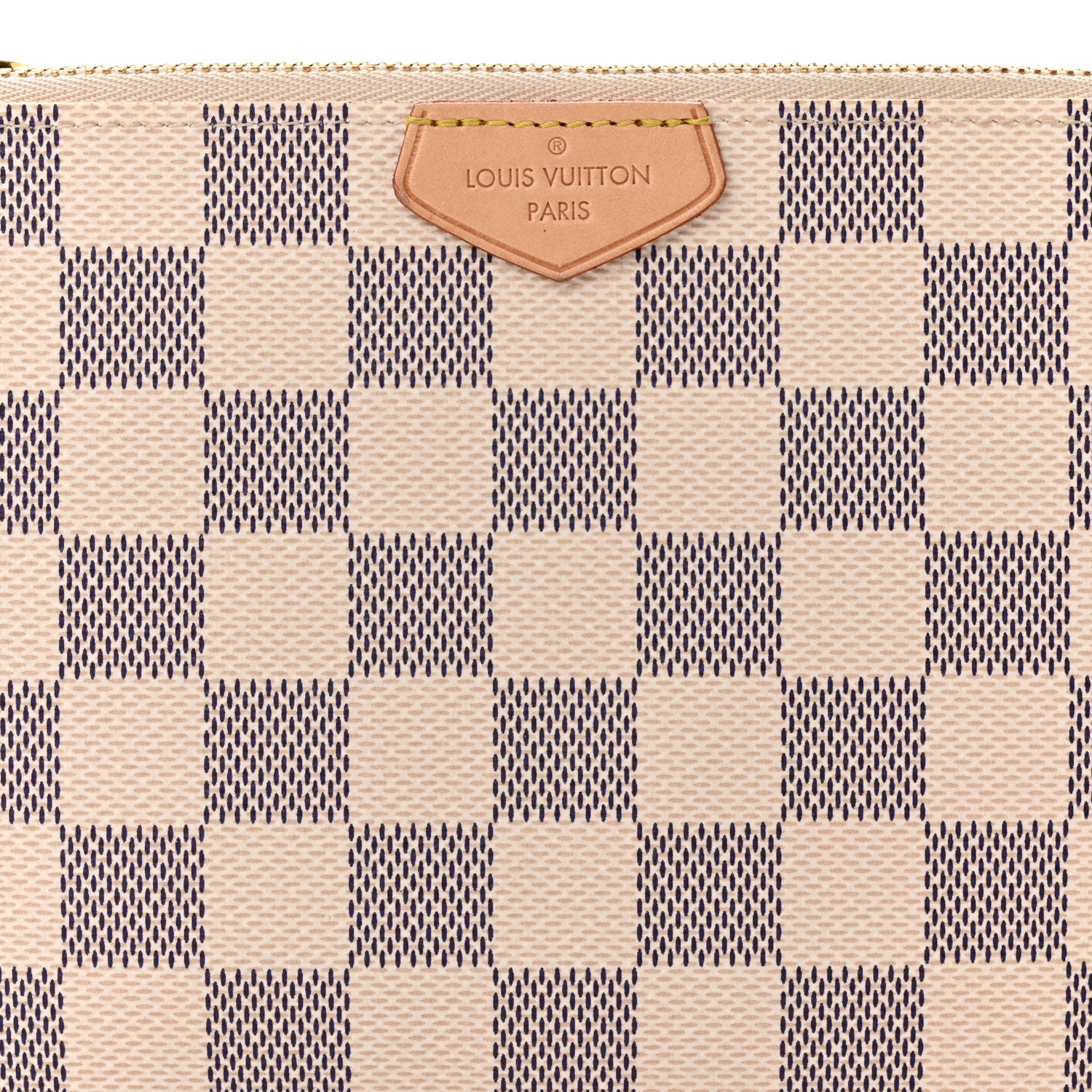 Louis Vuitton Damier Azur Double Zip Pochette 7 of 11