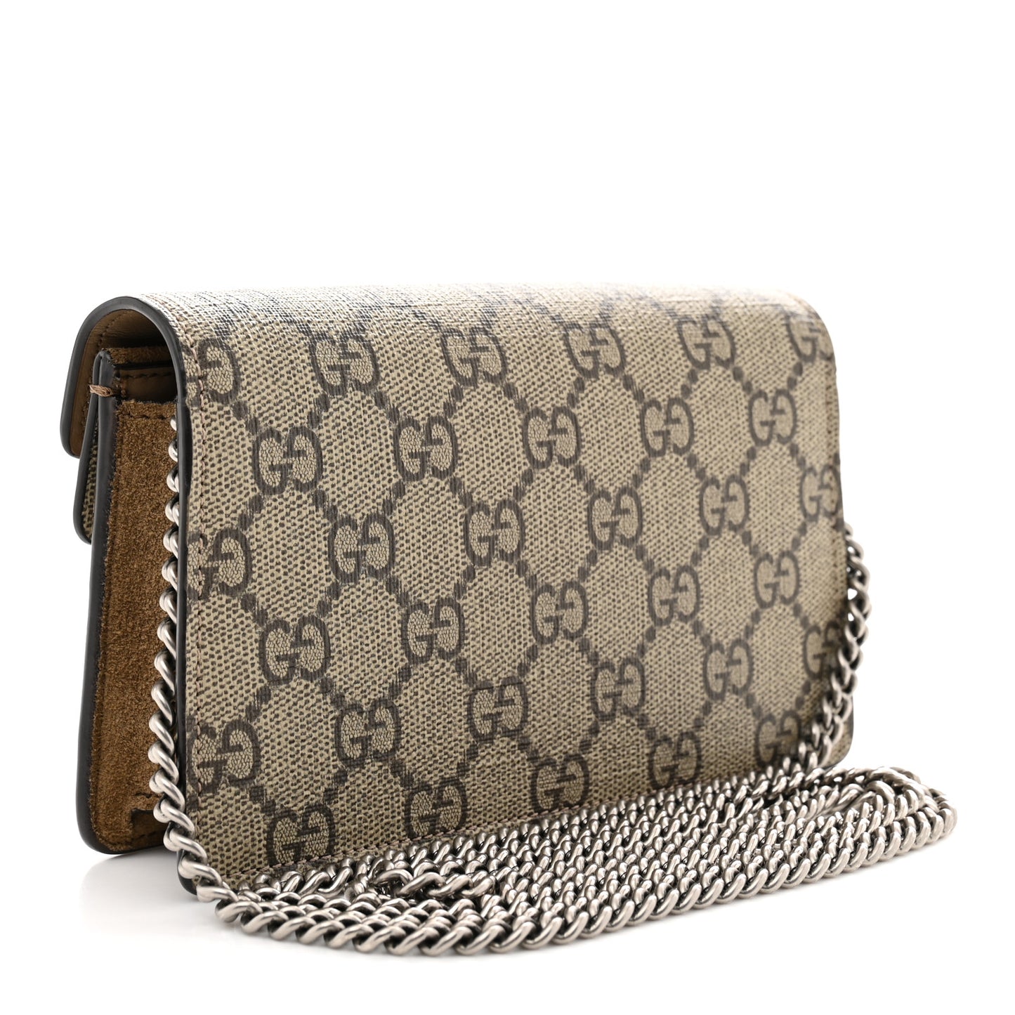 GG Supreme Monogram Super Mini Dionysus Shoulder Bag Taupe