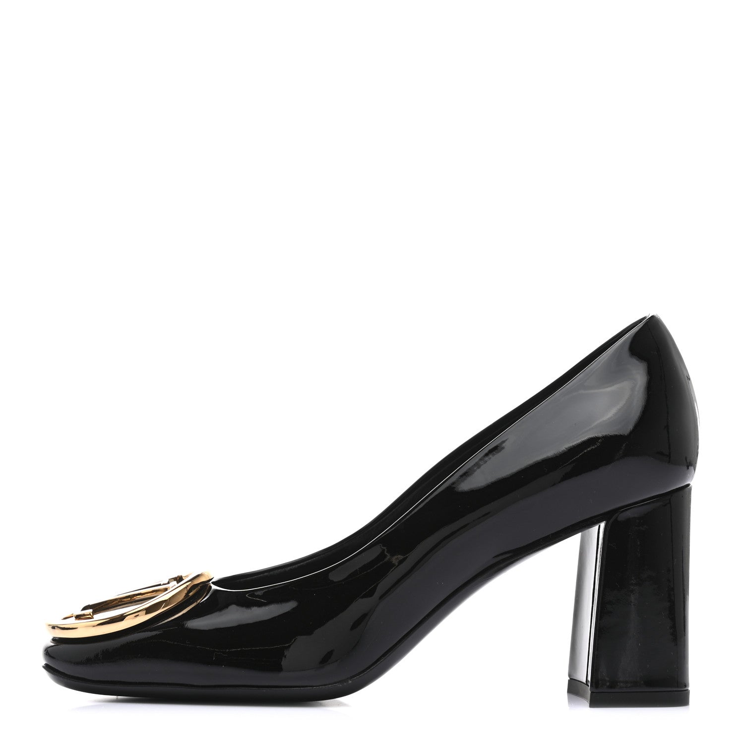 Louis Vuitton Patent Madeleine Pumps 36 Black 1 of 8