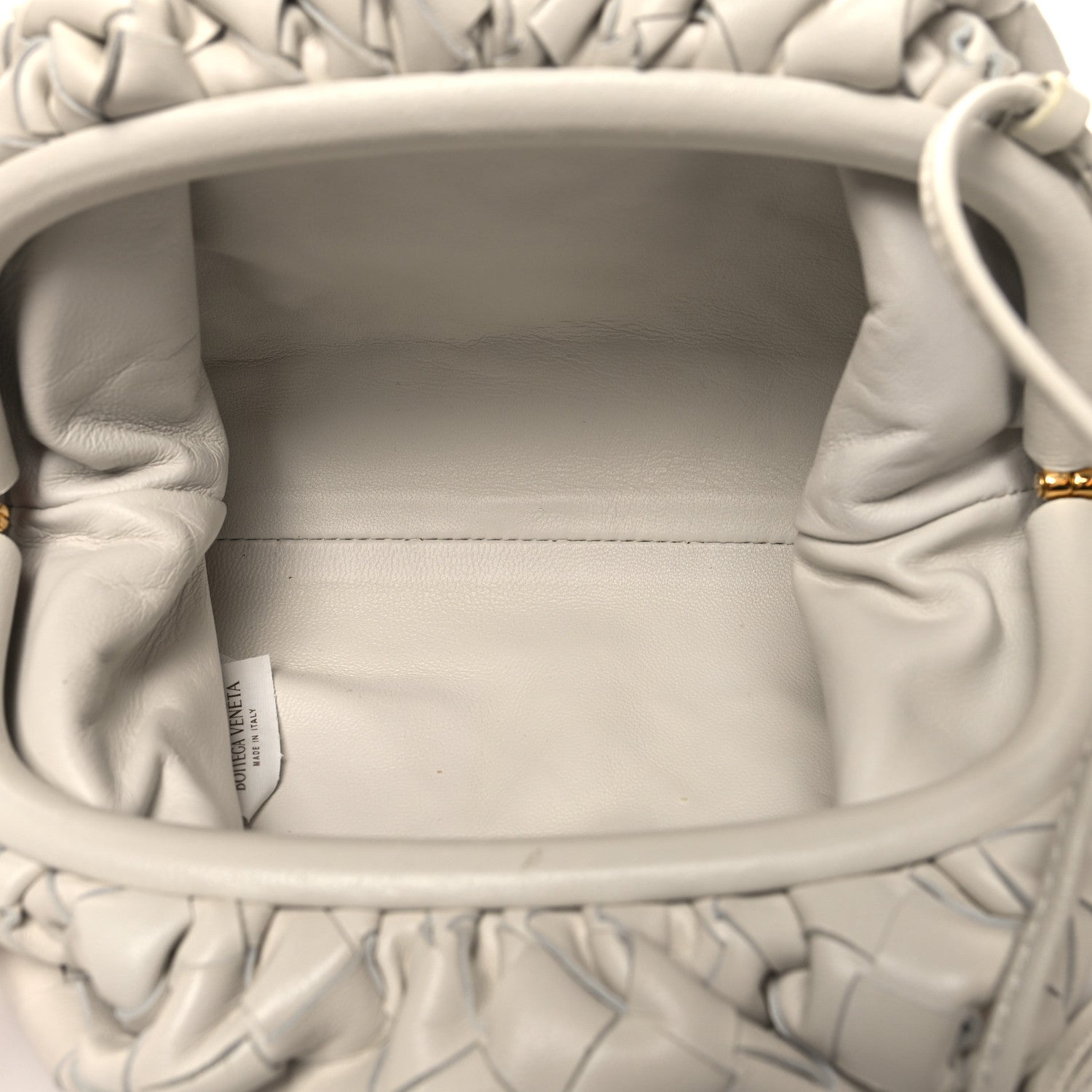 Bottega Veneta Nappa Intrecciato The Mini Pouch Chalk 5 of 12