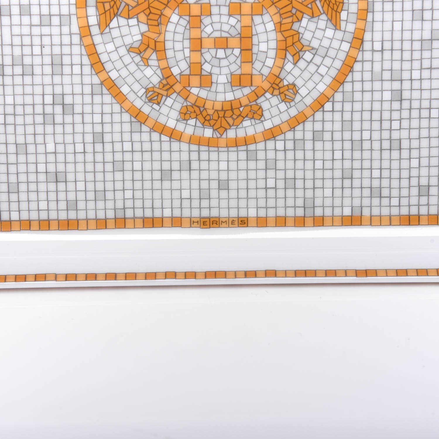 Hermes Porcelain Mosaique au 24 Sushi Plate 5 of 6