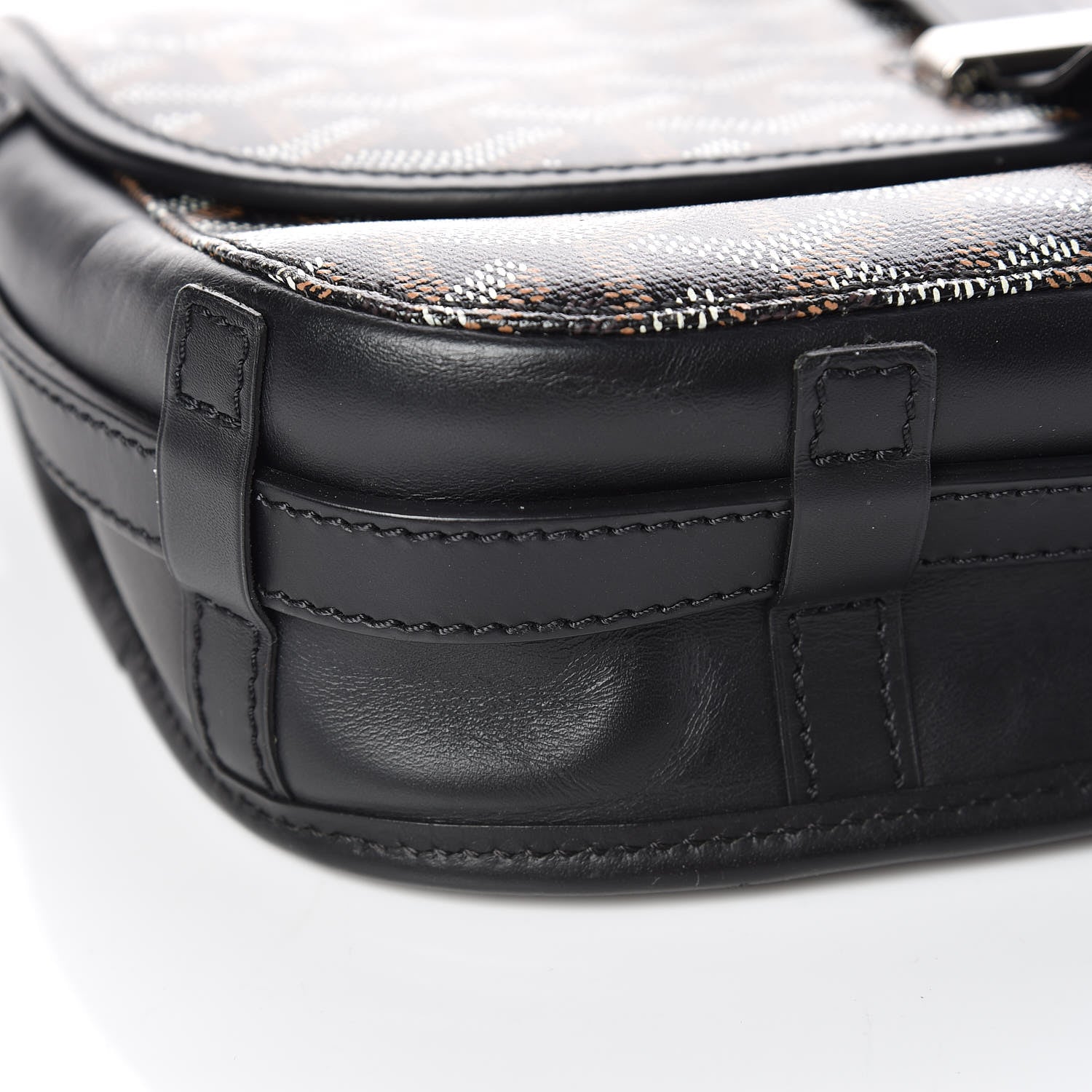 Goyard Goyardine Belvedere II PM Messenger Bag Black 5 of 9