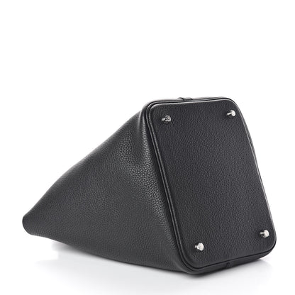 Hermes Taurillon Clemence Picotin Lock 22 MM Black 4 of 9