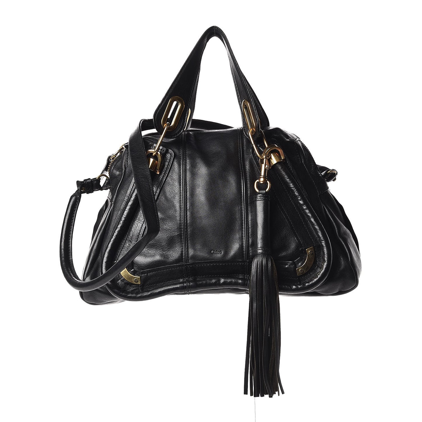 Calfskin Large Paraty Tassel Black