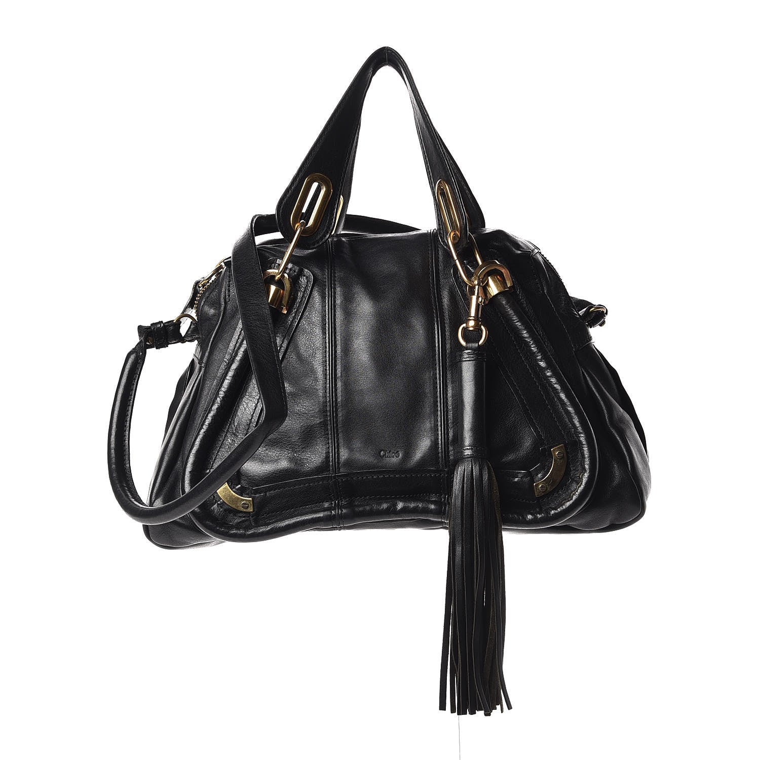 Chloe Calfskin Large Paraty Tassel Black 1 of 9