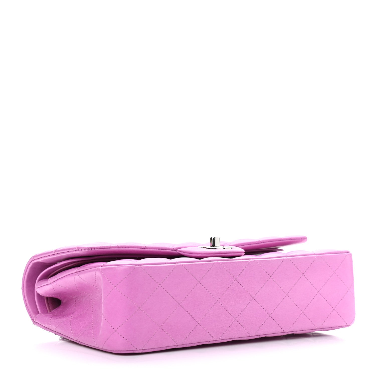 Chanel Lambskin Quilted Medium Double Flap Pink 4 of 10