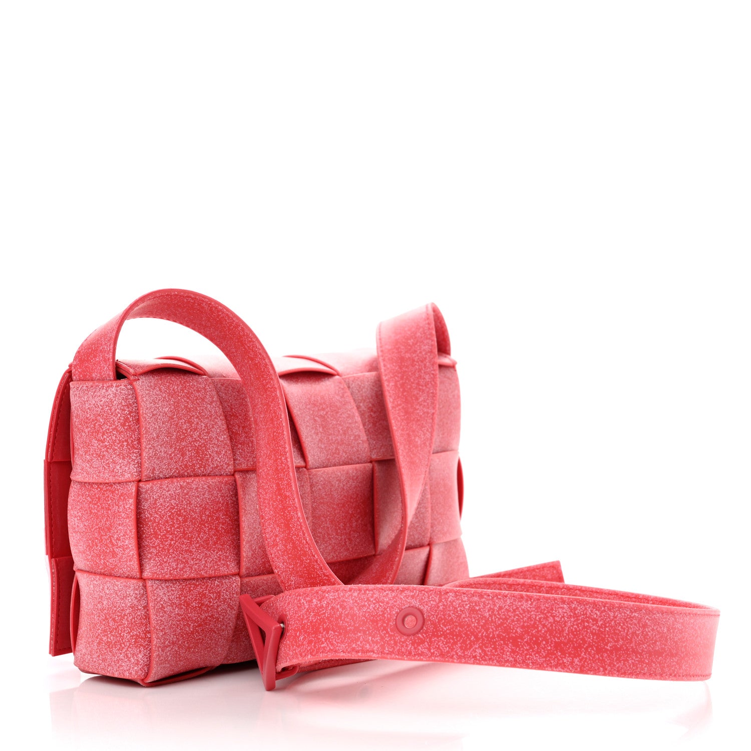 Bottega Veneta Rubber Maxi Intrecciato Cassette Crossbody Bag Firework 4 of 11