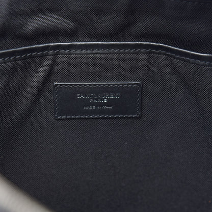 Saint Laurent Nylon Canvas Flamingo Print City Backpack Pink Black 6 of 10