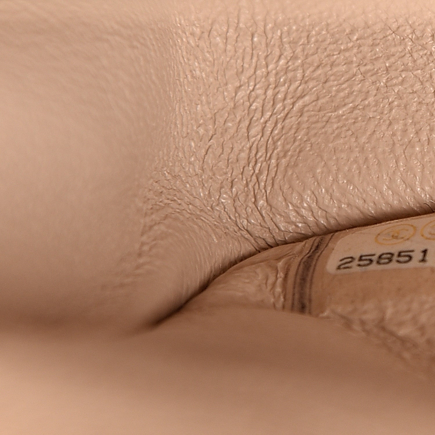 Chanel Lambskin Quilted Medium Double Flap Beige 6 of 11