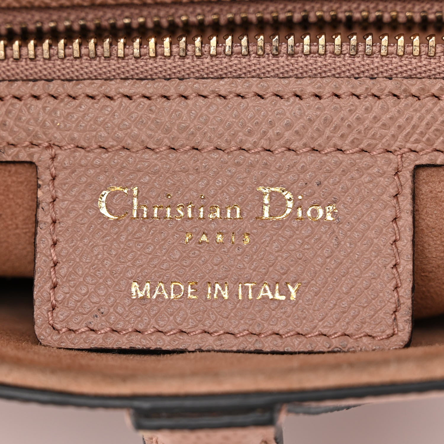 Christian Dior Grained Calfskin Saddle Bag Fard 6 of 13