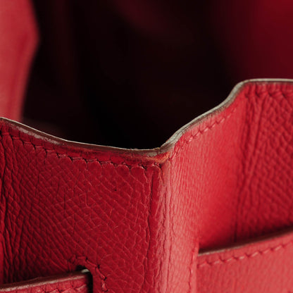 Hermes Courchevel HAC Birkin 32 Rouge 25 of 29