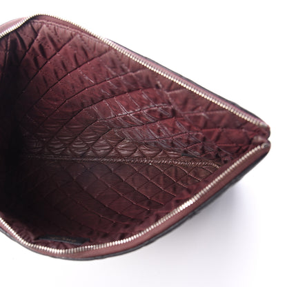 Chanel Lambskin Quilted Large Pouch Black 4 of 9