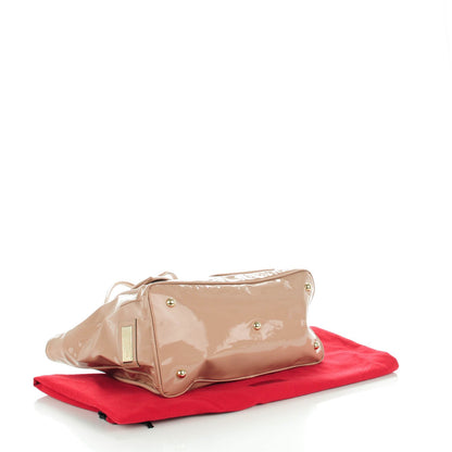 Valentino Garavani Patent Lacca Bow Tote Nude 4 of 8