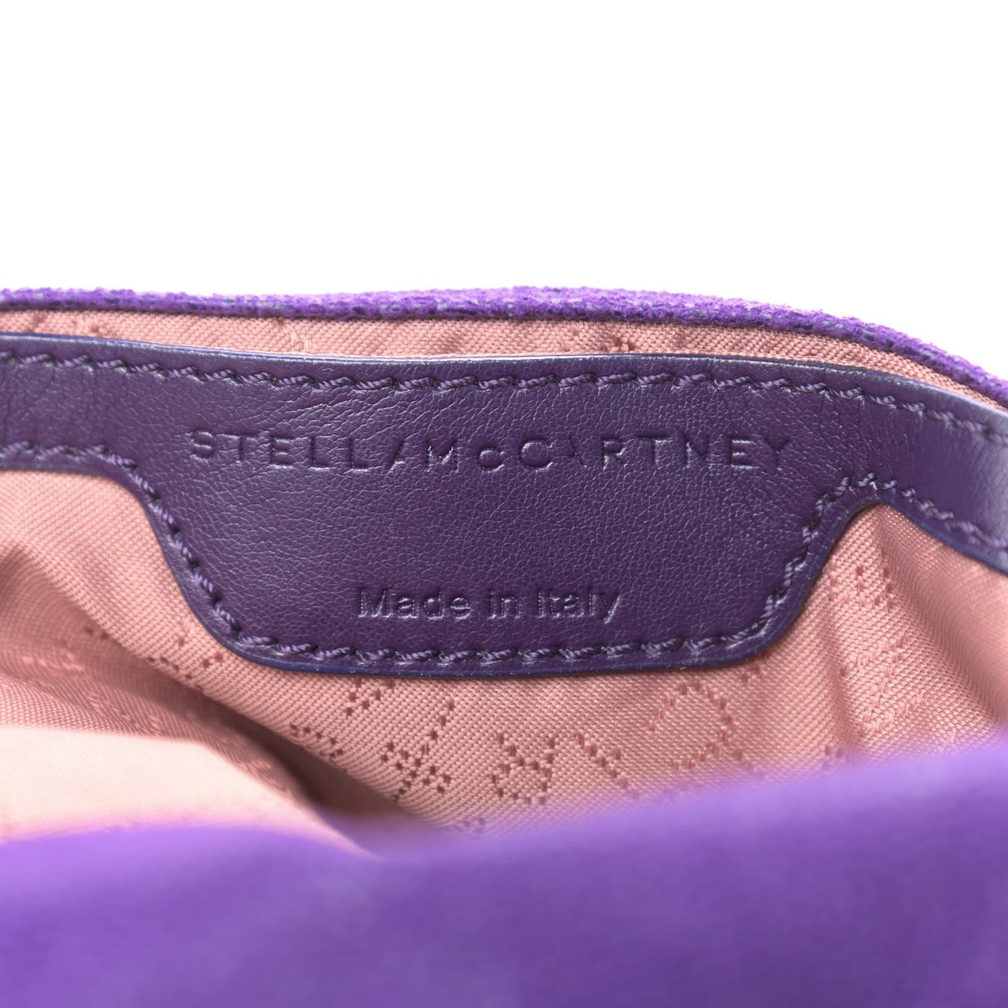 Shaggy Deer Mini Falabella Fold Over Tote Bright Purple
