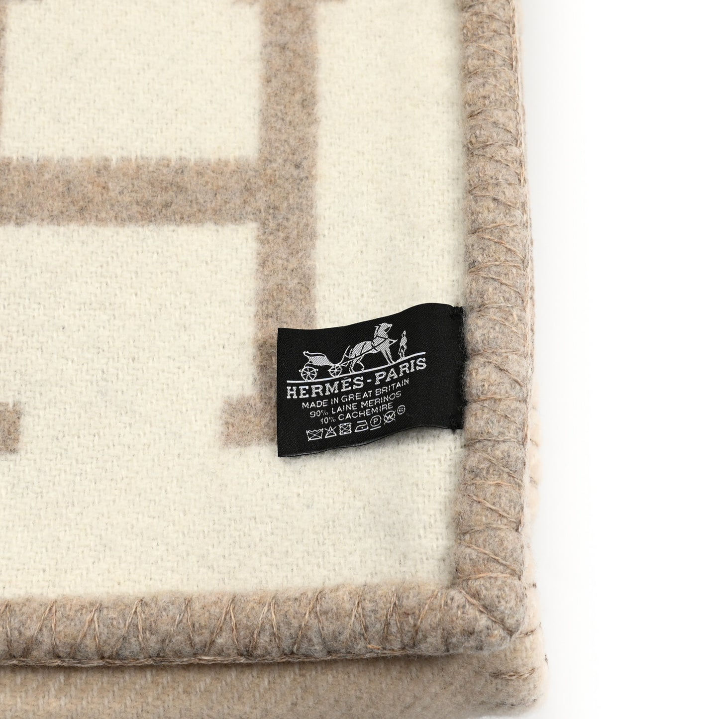 Wool Cashmere Avalon III Blanket Coco Camomille