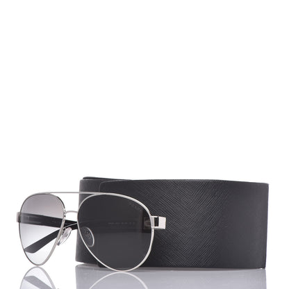 Prada Gradient Aviator Sunglasses SPR 59N Black 15 of 17