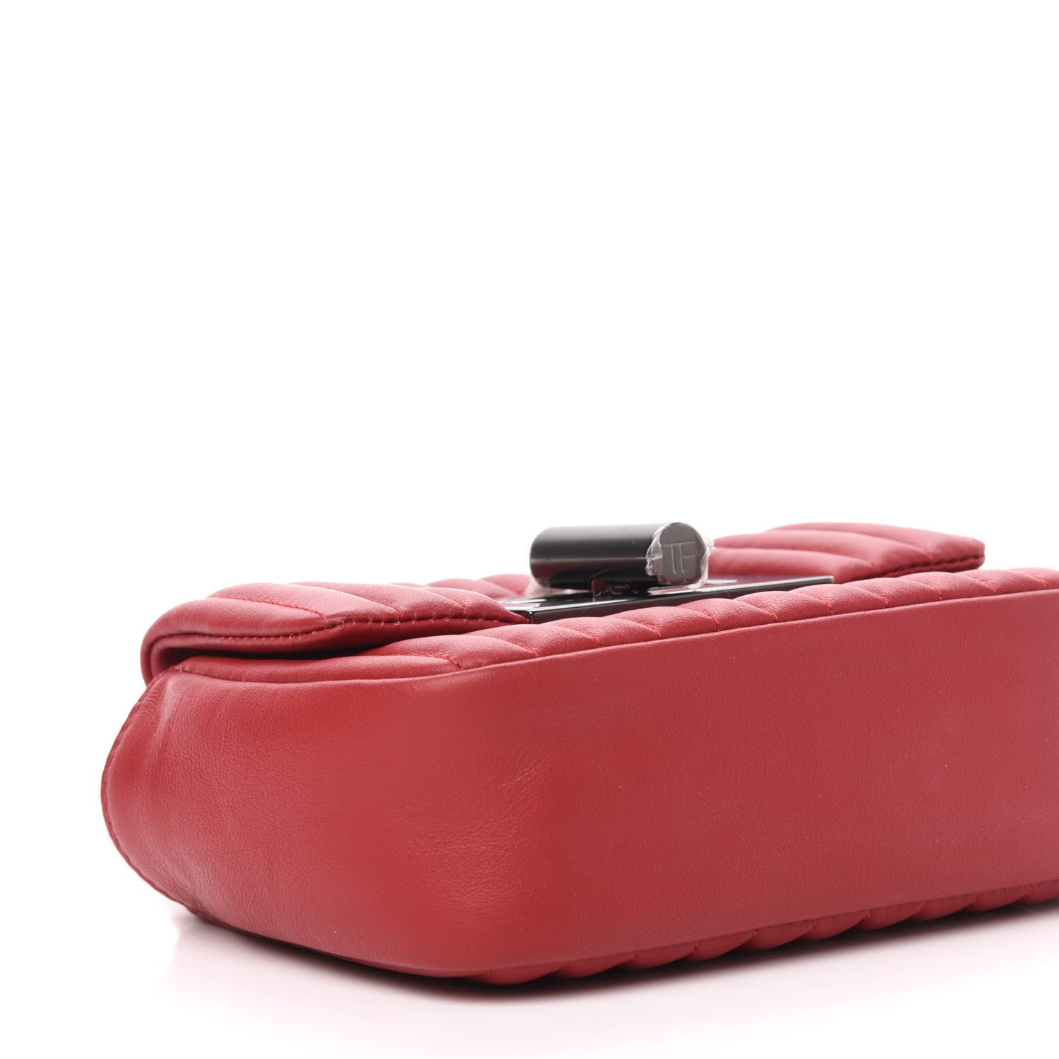 Tom Ford Calfskin Quilted Small Natalia Shoulder Bag Fire 9 of 11