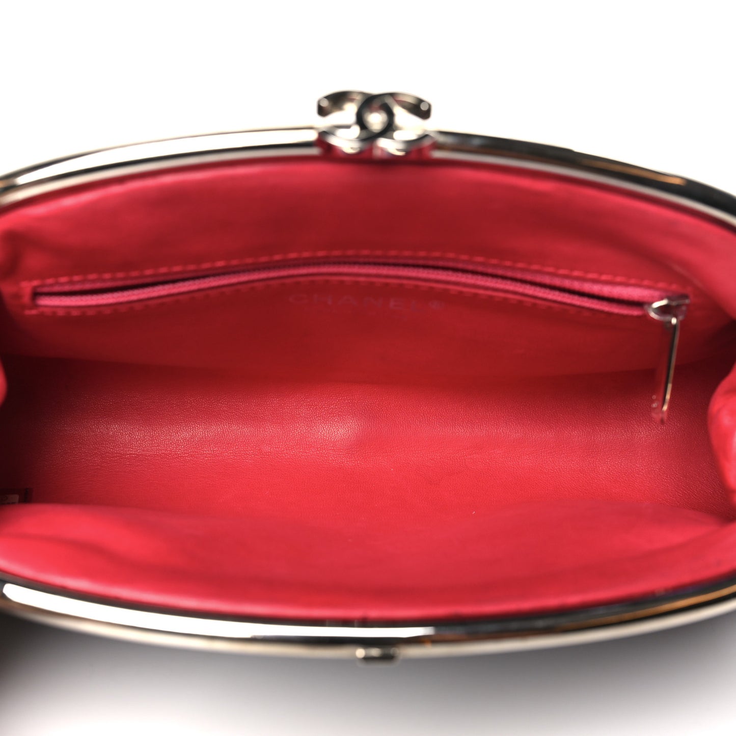 Glazed Snakeskin Timeless Clutch Black