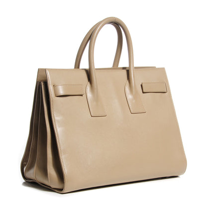 Saint Laurent Calfskin Small Sac De Jour Dark Beige 3 of 8