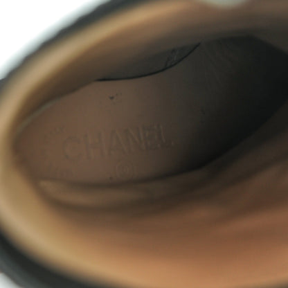 Chanel Calfskin CC Knee High Boots 36 Brown 9 of 9