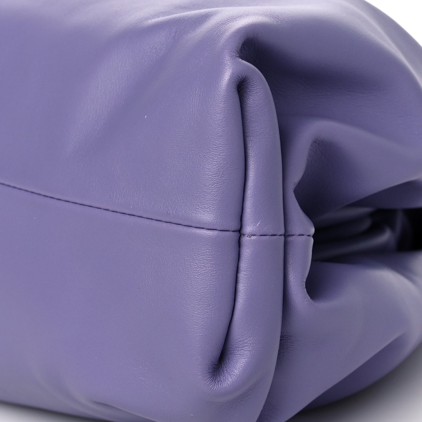 Smooth Butter Calf The Pouch Oversized Clutch Lavender
