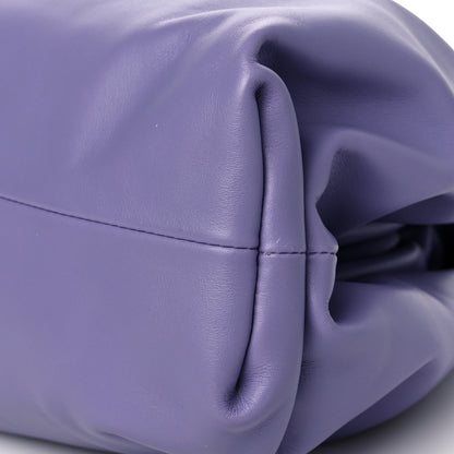 Bottega Veneta Smooth Butter Calf The Pouch Oversized Clutch Lavender 10 of 10