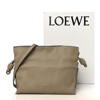 Loewe Calfskin Mini Flamenco Knot Clutch Clay Green 3 of 10