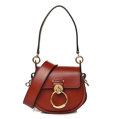 Chloe Calfskin Small Tess Bag Sepia Brown 1 of 9