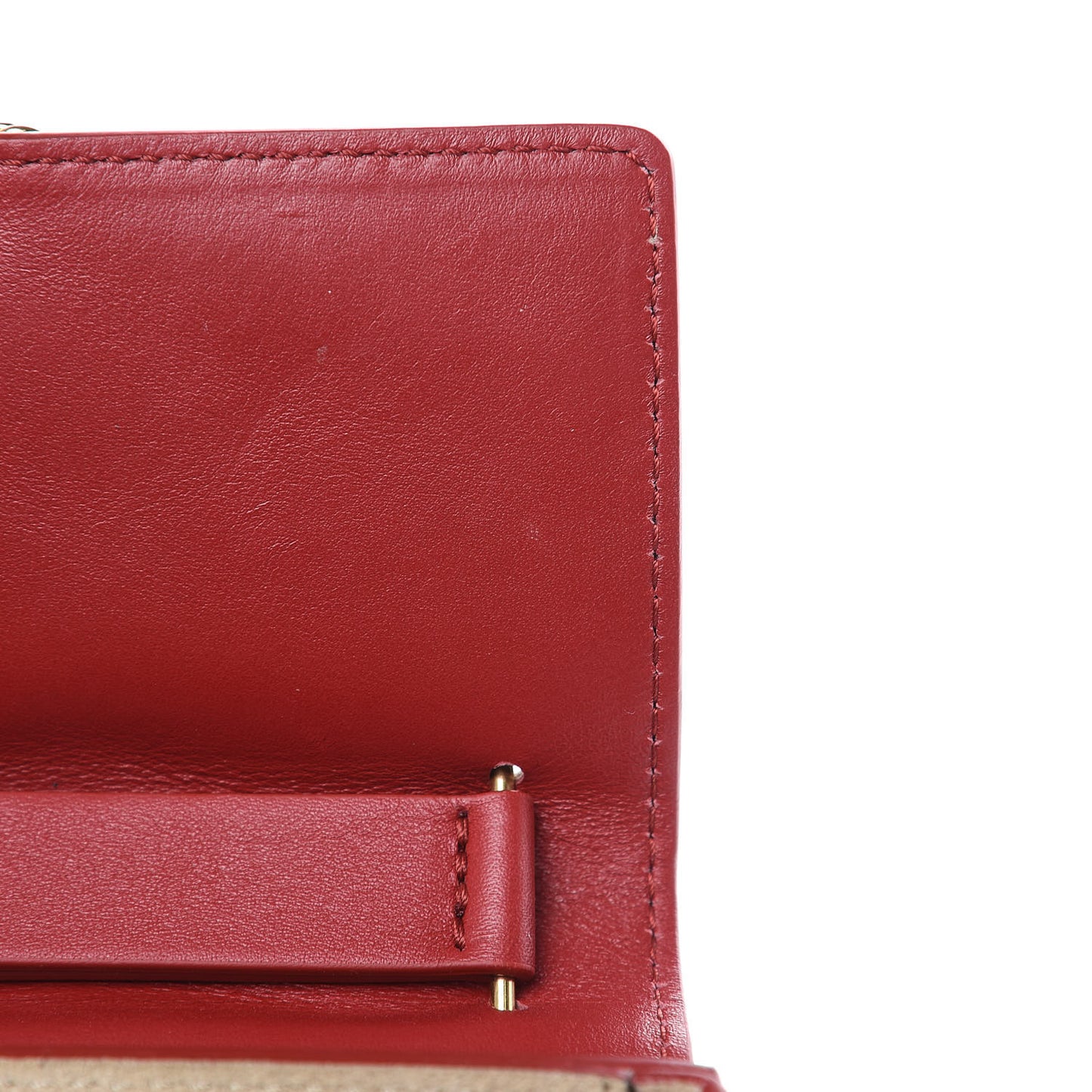 Calfskin Quilted Mini Drew Bijou Shoulder Bag Dahlia Red
