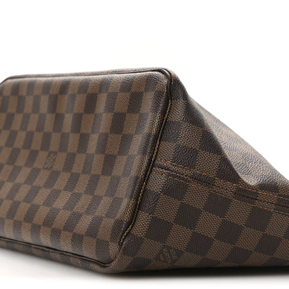 Louis Vuitton Damier Ebene Neo Neverfull MM Rose Ballerine 10 of 11