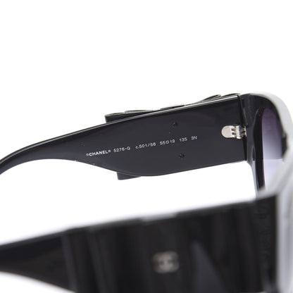 Chanel CC Bow Sunglasses 5276-Q Black 5 of 8