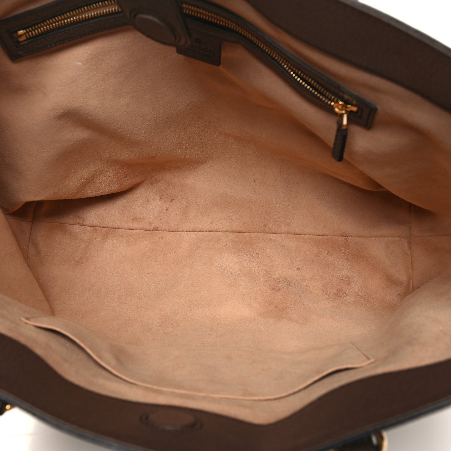 GG Supreme Monogram Medium Ophidia Shopping Tote Brown